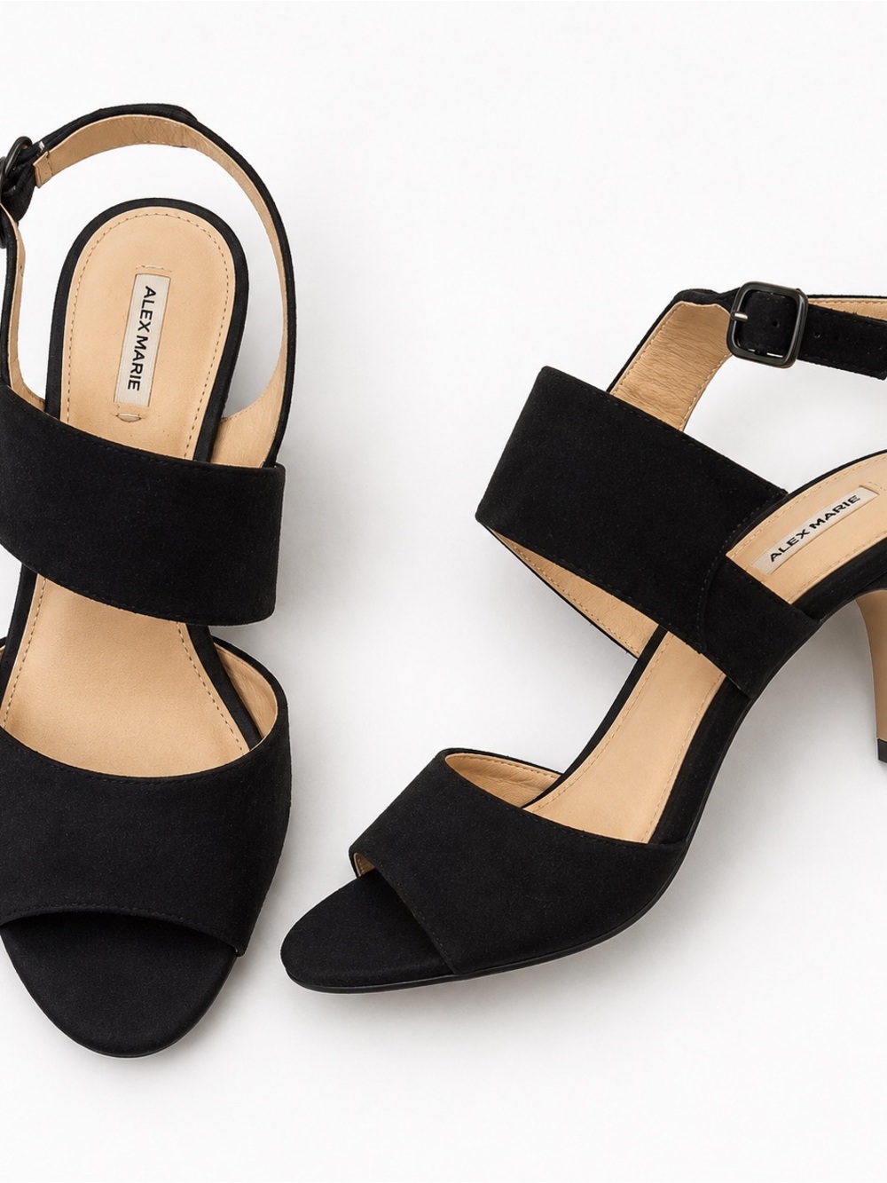 Alex Marie Navy Blue Heel Sandals